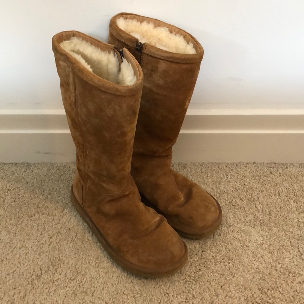 Tall Chestnut UGG boots